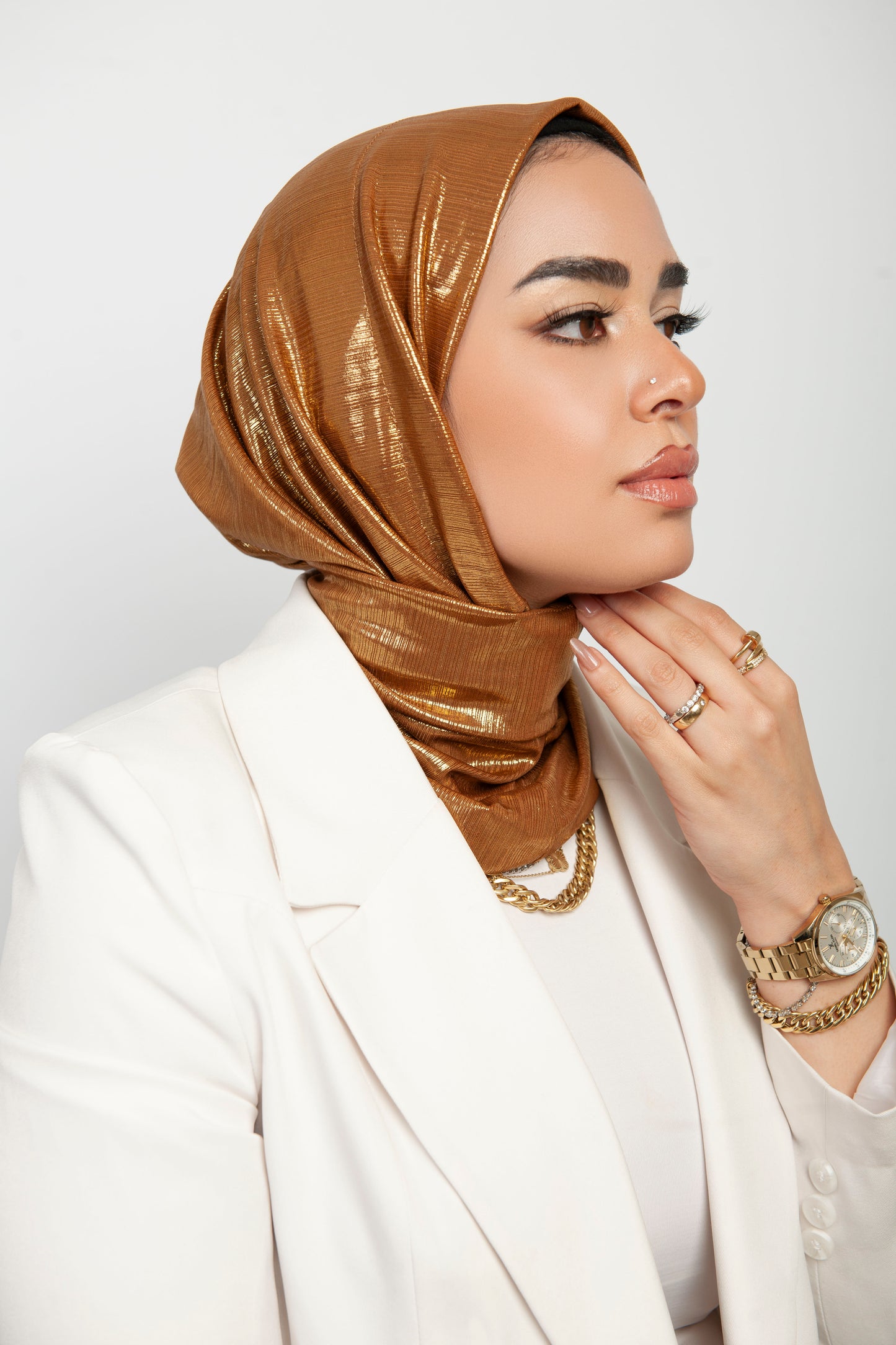 حجاب طباقية – سواريه دهبي