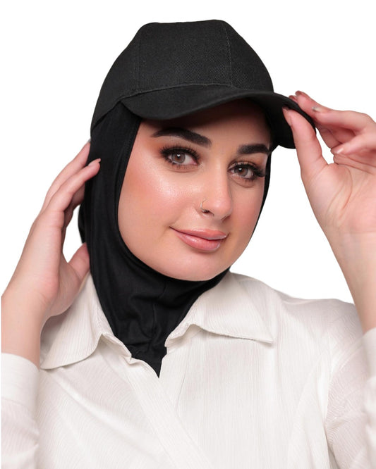 حجاب رياضي كاب – أسود