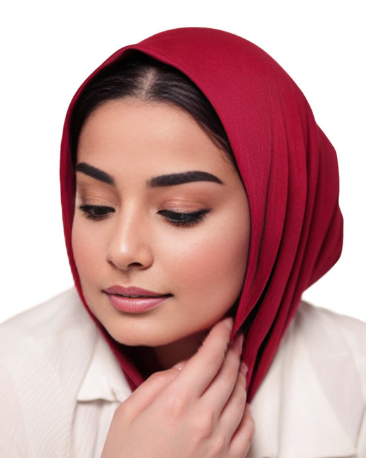 حجاب مثلث صغير - أحمر