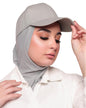 حجاب رياضي كاب – رمادي