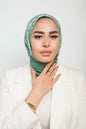 حجاب طباقية – أخضر نعناعي