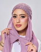 Lace Glow Magnetic Instant Hijab